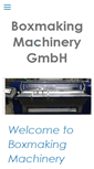 Mobile Screenshot of boxmaking-machinery.com